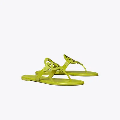Tory Burch Miller Patent Sandal In Green