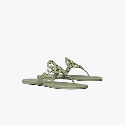 Tory Burch Miller Patent Sandal In Green
