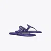 Tory Burch Miller Patent Sandal In Purple