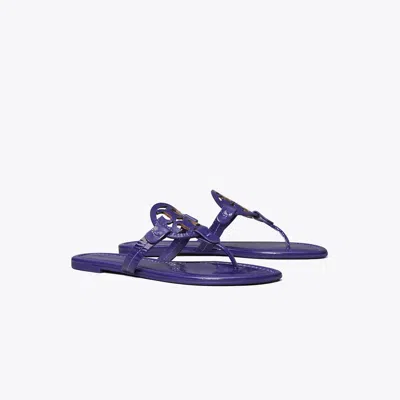 Tory Burch Miller Patent Sandal In Purple