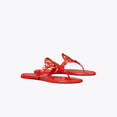 Tory Burch Miller Patent Sandal In Red