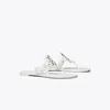 Tory Burch Miller Patent Sandal In White