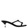 Tory Burch Miller 55mm Crystal-embellished Sandals In Black