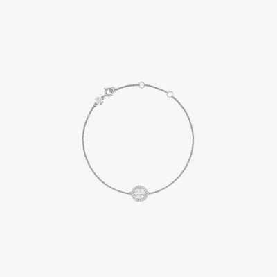 Tory Burch Miller Pavé Chain Bracelet In Brown