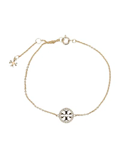 Tory Burch Miller Pave Chain Bracelet In Gold