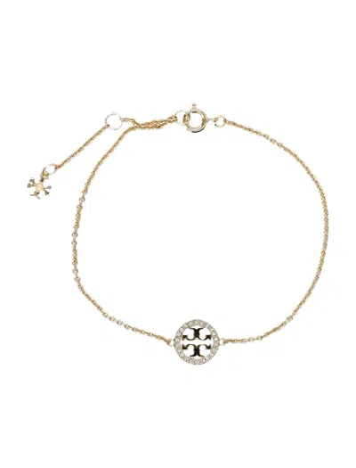 Tory Burch Miller Pave Chain Bracelet In Gold