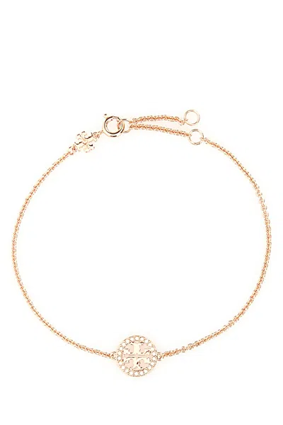 Tory Burch Miller Pave Chain Bracelet-tu Nd  Female In Gold