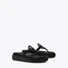 Tory Burch Miller Cloud Sandal In Perfect Black/perfect Black
