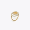 TORY BURCH MILLER PAVÉ DOUBLE RING