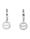 Tory Burch Miller Pave Huggie Hoop Earrings