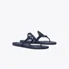 Tory Burch Miller Pavé Knotted Sandal In Blue