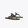Tory Burch Miller Pavé Knotted Sandal In Brown
