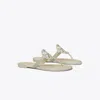 Tory Burch Miller Pavé Knotted Sandal In Gray