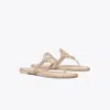Tory Burch Miller Pavé Knotted Sandal In Pink