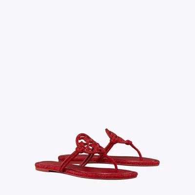 TORY BURCH MILLER PAVÉ KNOTTED SANDAL