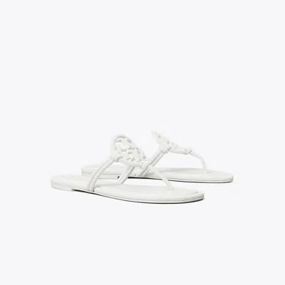 Tory Burch Miller Knotted Pave In White
