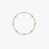 Tory Burch Miller Pavé Necklace In Gold