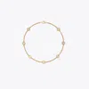 Tory Burch Miller Pavé Necklace In Tory Gold/smoky Topaz