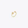 Tory Burch Miller Pavé Open Ring In Gold
