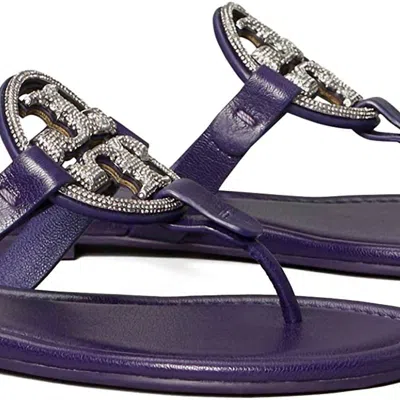 Tory Burch Miller Pave Sandal In Purple