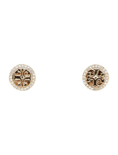 TORY BURCH MILLER PAVE STUD EARRING