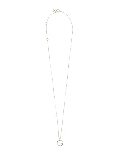 Tory Burch Miller Pendant Necklace In Tory Gold