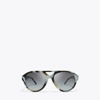 Tory Burch Miller Pilot Sunglasses In Multi