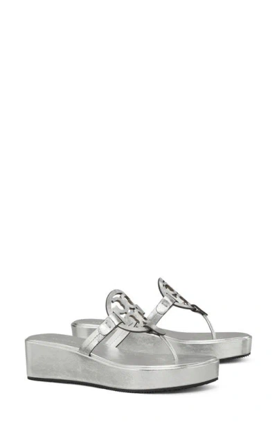 TORY BURCH TORY BURCH MILLER PLATFORM WEDGE THONG SANDAL