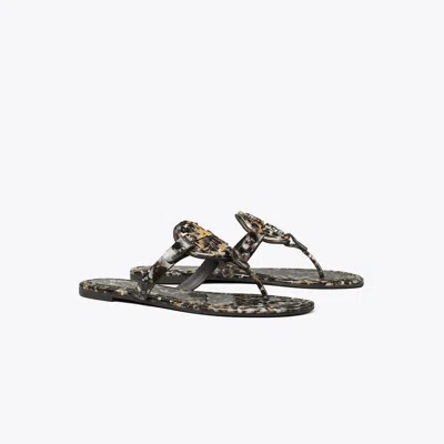 Tory Burch Miller Printed Patent Sandal In Multi