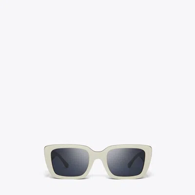 Tory Burch Miller Rectangle Sunglasses In Brown
