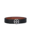 Tory Burch Miller Reversible Belt In Black