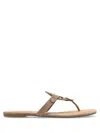 Tory Burch Miller Sandals In Beige