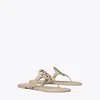 Tory Burch Miller Sandal In Oyster