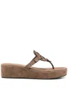 Tory Burch 50mm Miller Sandals In Brown