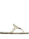 Tory Burch Miller Sandals In Gold