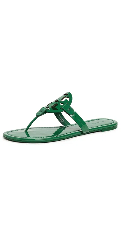 Tory Burch Miller Thong Sandal In Animal Print