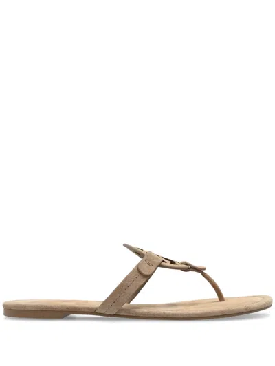 Tory Burch Miller Sandals In Beige