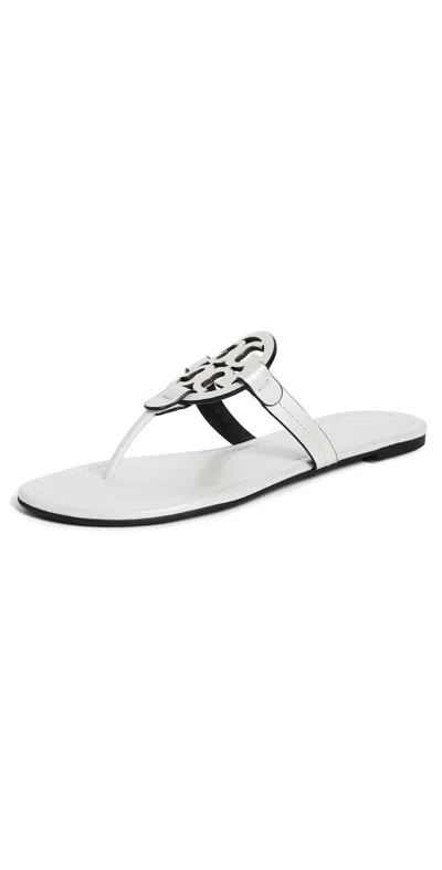 Tory Burch Miller Sandals Pearl White In Multi