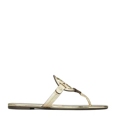 TORY BURCH TORY BURCH MILLER METALLIC SANDALS