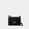 Tory Burch Miller Shoulder Bag -  - Leather - Black In Black