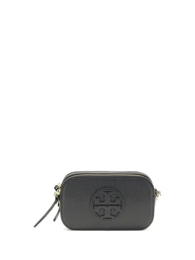 Tory Burch Miller Mini Crossbody Bag Crossbody Bags Black In Blue
