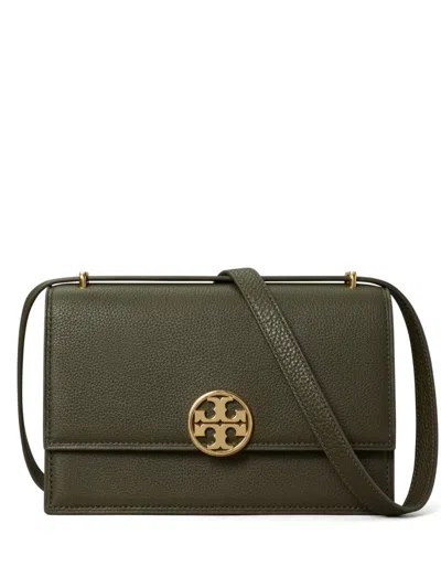 Tory Burch Miller Shoulder Bag In Dark Leccio