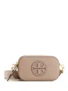 Tory Burch Mini Leather Miller Cross-body Bag In Neutral