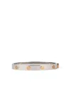 Tory Burch Miller' Silver Plated Brass Bracelet In Silver