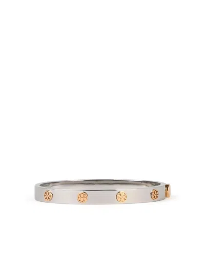 Tory Burch Miller' Silver Plated Brass Bracelet