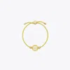 Tory Burch Miller Slider Bracelet In Tory Gold/canary Yellow