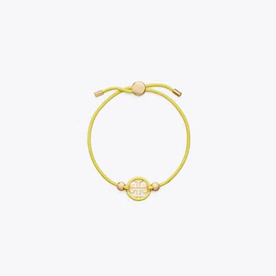 Tory Burch Miller Slider Bracelet In Tory Gold/canary Yellow