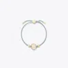 Tory Burch Miller Slider Bracelet In Gray