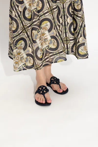 Tory Burch ‘miller' Slides In Navy Blue