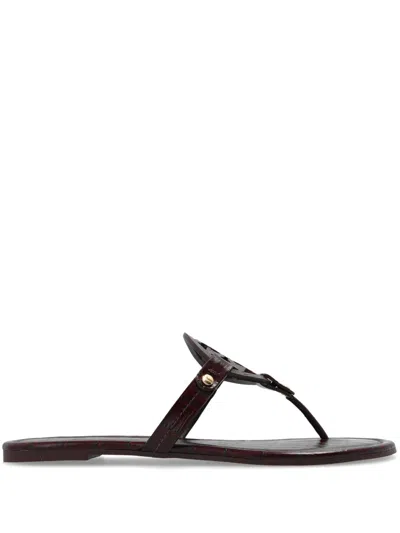 Tory Burch Miller Slides In Brown